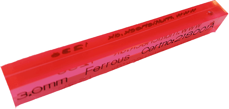 Ferrous testpinde